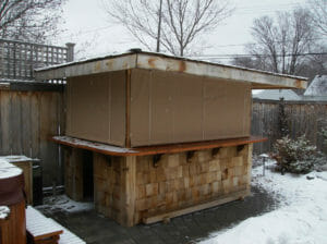 Roll porch curtains in Minneapolis