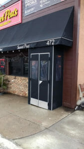 Seasonal vestibule at St. Paul restaurant