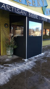 Keep out the cold with a seasonal vestibule entryway by Acme Awning