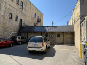 Standing seam sheet metal awnings in the Twin Cities