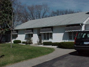 Cascade Awning with Custom Valance