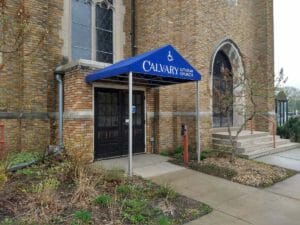 Church Canopy with Graphics