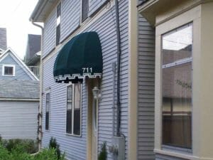 Circle Awning with Address