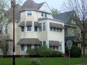 Awning on Corner