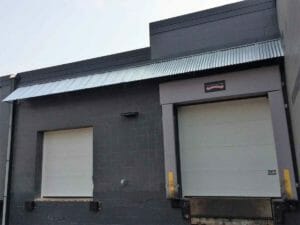 Delivery Dock Metal Awning