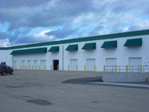 Dock with Awnings