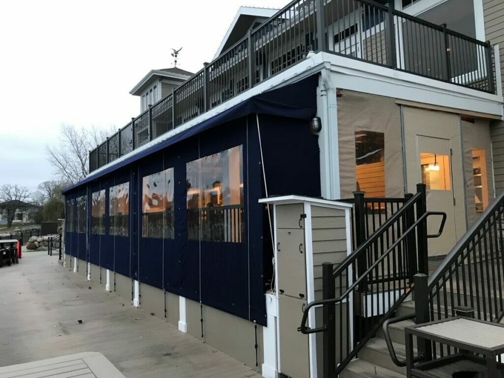 Patio Curtains Restaurant