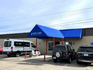 Complex Awning Side View