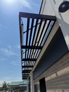 Custom sunshade by Datum