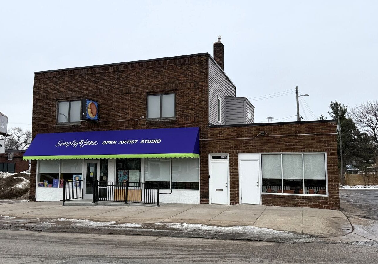 After the new awning was installed at Simply Jane in MN